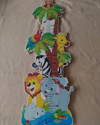 Giocattolo legno bambini metro da parete