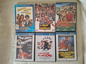 Lotto 6 DVD film cult commedia italiana
