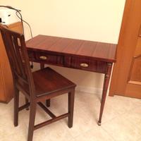 Sedia + scrivania arte povera