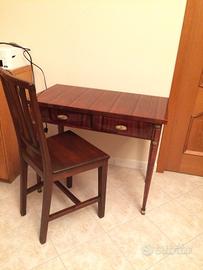 Sedia + scrivania arte povera