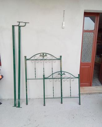Spalliere letto singolo in ferro battuto
