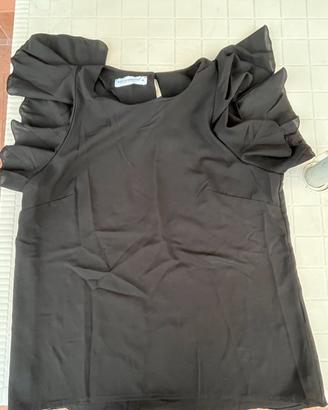 Blusa nera di Rinascimento, taglia M