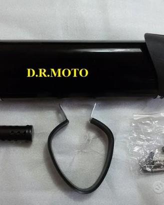 SCARICO nero UNIVERSALE 40CM BLACK