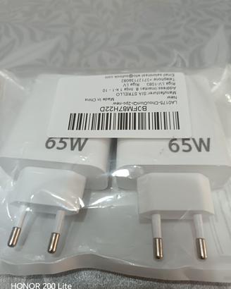 Caricatore Rapido USB 65W, 5Porte USB QC3.0  2pz.