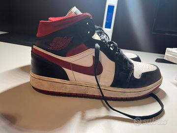 Jordan 1 outlet bianche rosse nere