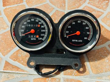 Harley Davidson contamiglia e contagiri strumenti