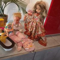 Lotto bambole vintage varie mille bolle ecc.