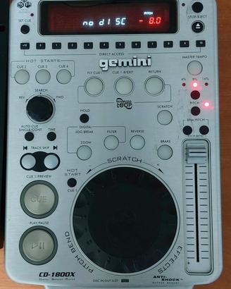 Coppia CDJ  Gemini CD-1800X (vedi descrizione)