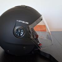 Casco jet + guanti moto