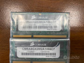 Corsair 2x4Gb memoria RAM