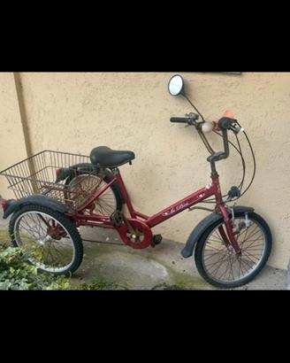 Bicicletta 3 ruote triciclo