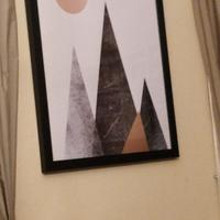 Stampa c/cornice Steep Mountains, 61x92 cm