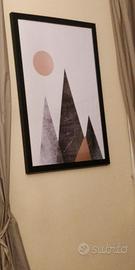 Stampa c/cornice Steep Mountains, 61x92 cm