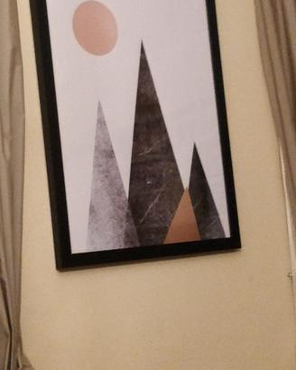 Stampa c/cornice Steep Mountains, 61x92 cm