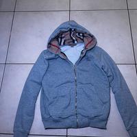 felpa Burberry grigia 