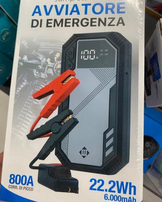avviatore d'emergenza booster per batteria