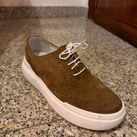 Scarpe suola alta RED SHOES camoscio marrone 41