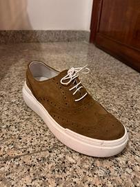 Scarpe suola alta RED SHOES camoscio marrone 41