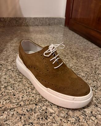 Scarpe suola alta RED SHOES camoscio marrone 41