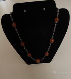 Collana ambra vintage