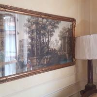 quadro antico + lampada arredo