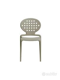 Sedia modello Colette Scab colore Tortora