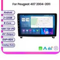 radio android 4g telefono  per Peugeot 407
