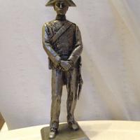 Statuina Carabiniere in peltro