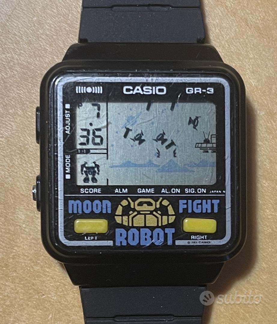 Orologio videogame CASIO MOON FIGHT Robot Gr-3 - Collezionismo In