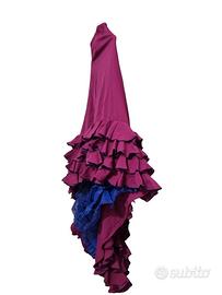 Vestito Flamendo bada de cola