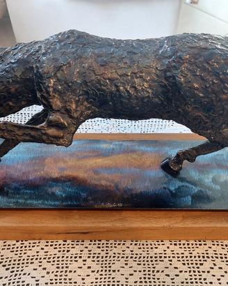 Scultura Cavallo in Metallo GIOVANNI PUPITA 1992
