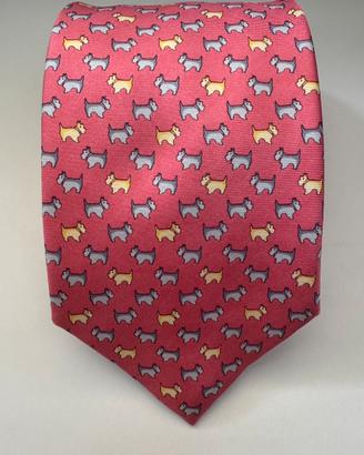 Cravatta rosa in seta Roxy Ties