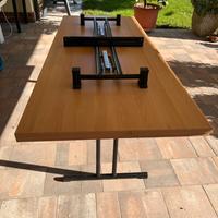 tavoli chiudibili, sedie scocca in pvc