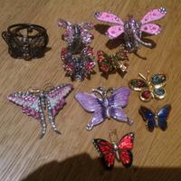 Spille e Ferma Capelli Farfalla