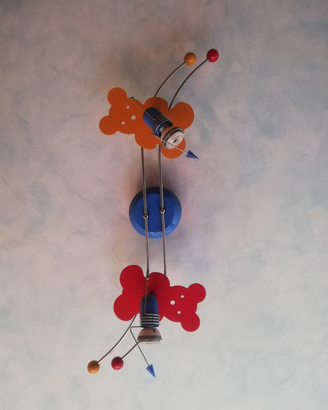 Lampadario con orsetti a faretti orientabili