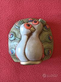 Coppia di pavoni Serie Arca di Noe' Thun Club 2003