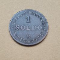 STATO PONTIFICIO _ moneta da 1 soldo 1867