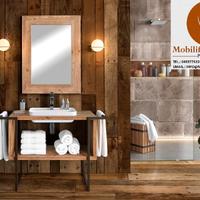 Mobili Rustici Mobile Bagno In Legno Cd0275