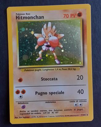Pokemon Hitmonchan 007/102 Holo 