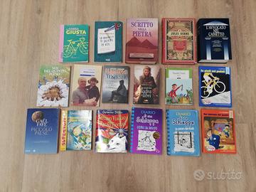 stock 18 libri vari generi 