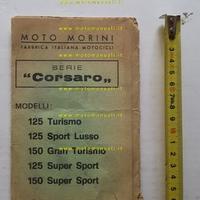 Moto Morini Corsaro 125-150 anni 70 manuale uso
