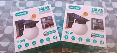 Applique con pannello solare  50 watt  ip 67