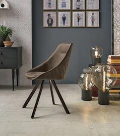 SET 6 SEDIE BILBAO TARGET POINT Tabacco