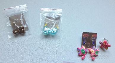 Orecchini, anello fatti a mano