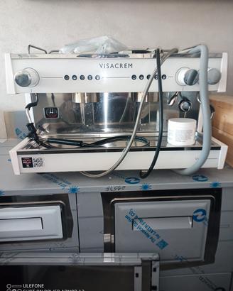 macchina caffè professionale visacrem + macinatore