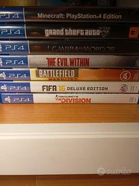 Giochi PS4 + console boxed