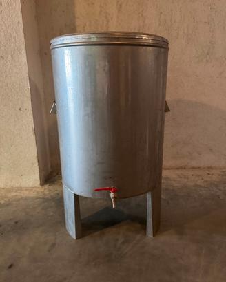 Fusto Serbatoio Inox 200 Litri per Vino / Olio