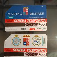Schede telefoniche marina 