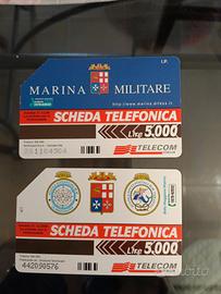 Schede telefoniche marina 