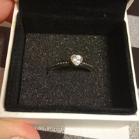 Anello con cuore pandora